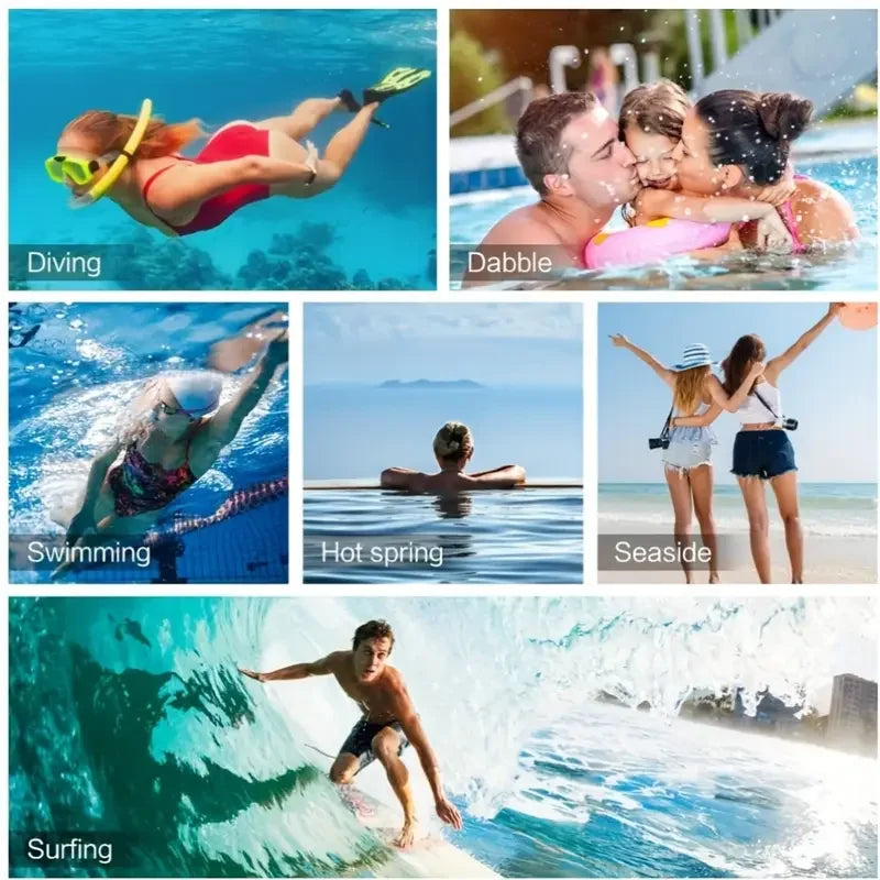 Emmenez votre téléphone partout : rivière, mer, montagne, piscine…
Cette housse étanche protège votre appareil même dans les environnements les plus extrêmes.
Parfaite pour toutes vos aventures en plein air, été comme hiver !